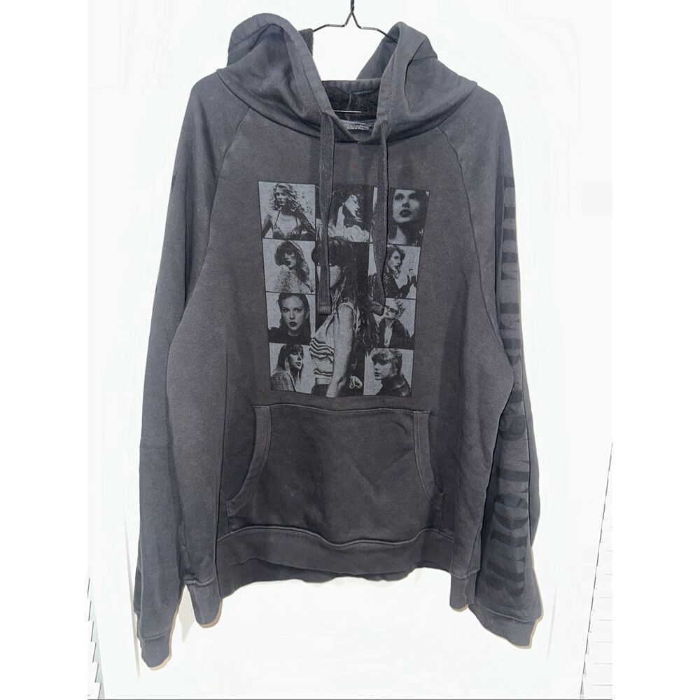 Taylor Swift The Eras Tour Gray Hoodie Large